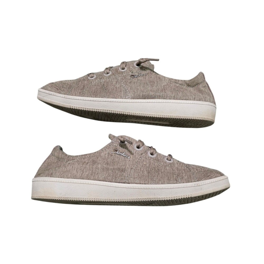 Skechers Madison Ave Sneakers Womens Size 7.5 Taupe Slip On Shoes - Picture 9 of 12
